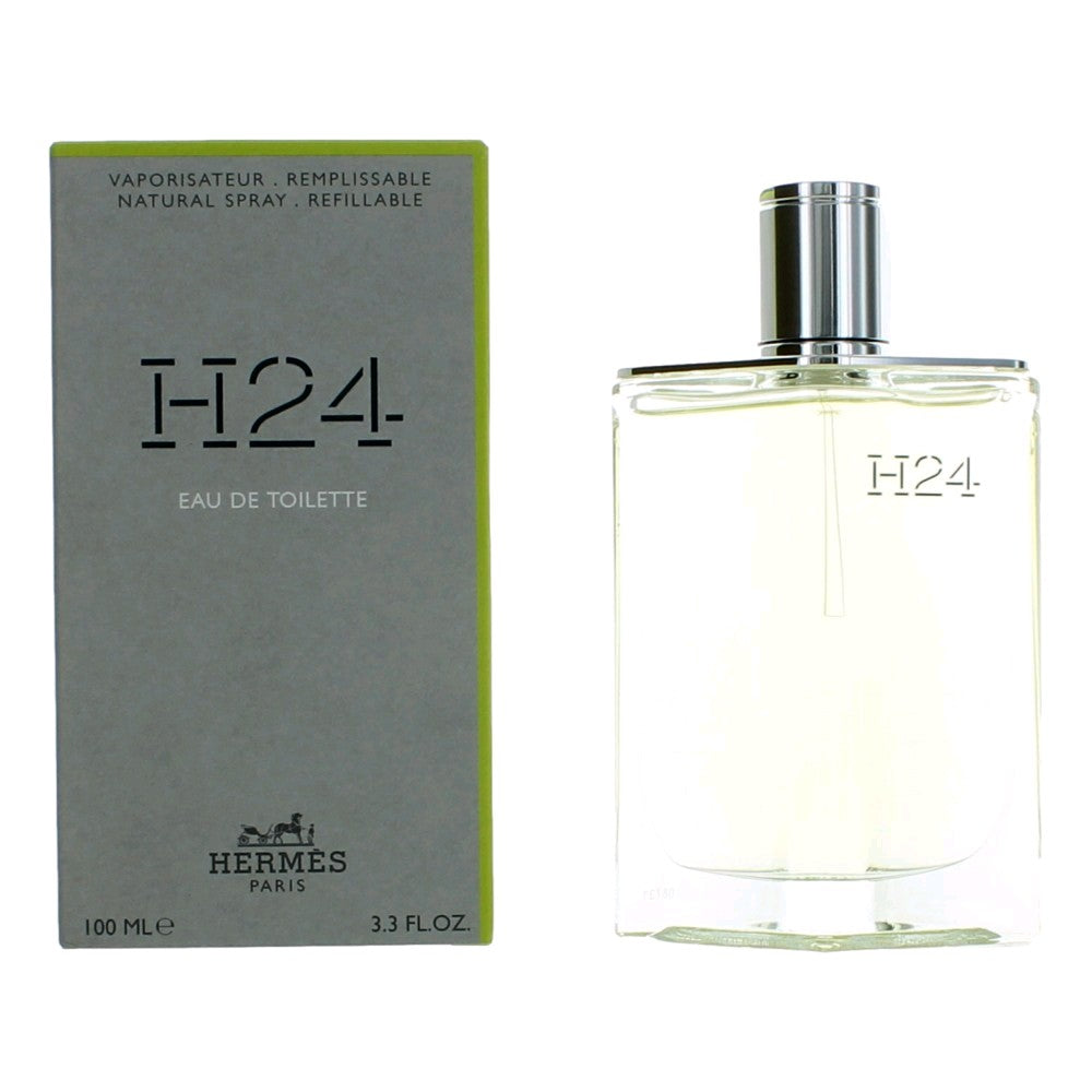 Bottle of H24 Mens Cologne by Hermes, 3.3 oz